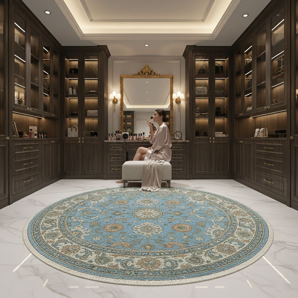 ELAVONIA - Hand Knotted Oushak Carpet
